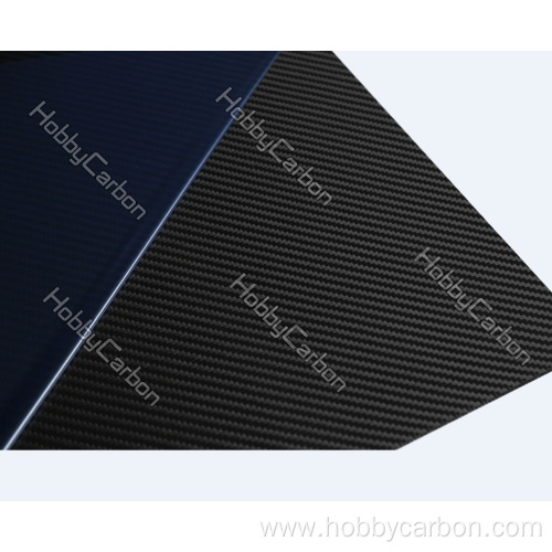 Custom 3K plain matte pure carbon fiber sheet